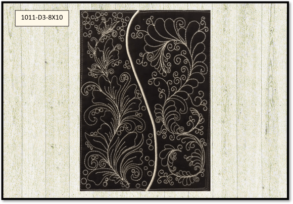 A Feather Medley-Quilt Block D3