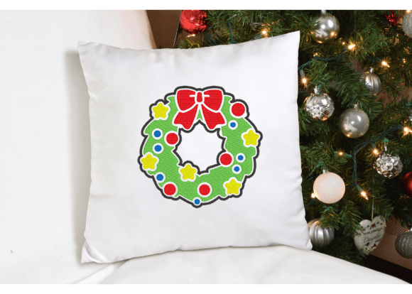 Christmas Wreath Sketch Stitch