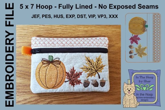 Fall Harvest Zipper Bag
