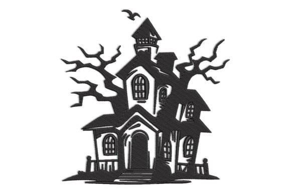 Haunted House Silhouette