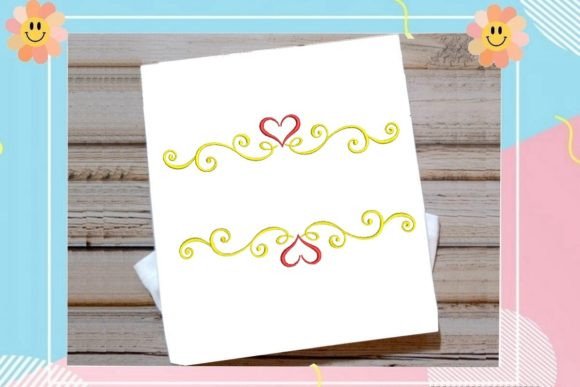 Heart Red Border