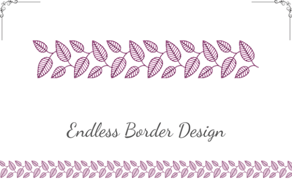 Leaf by Leaf Border