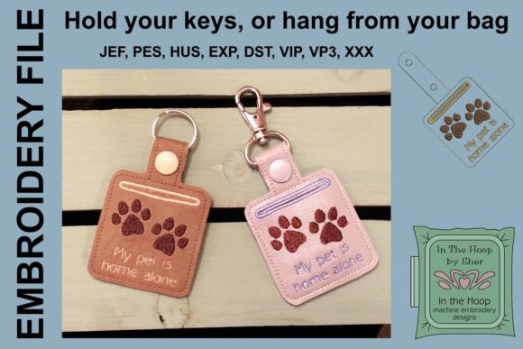 Pet Paws Key Fob