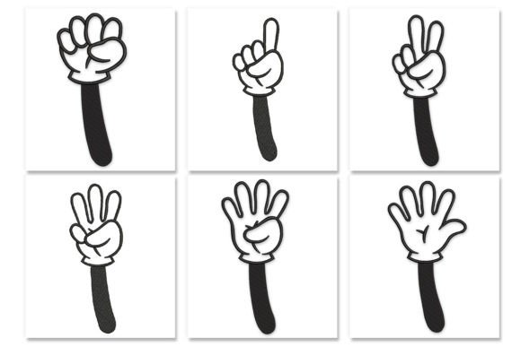 Playful Counting Hands for Holiday Magic