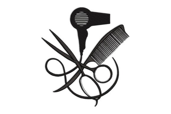 Scissors and Comb Stylist Hair Dryer