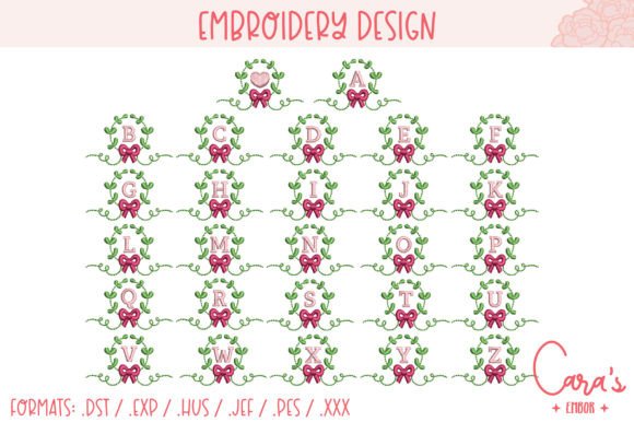Small Wreath Alphabet
